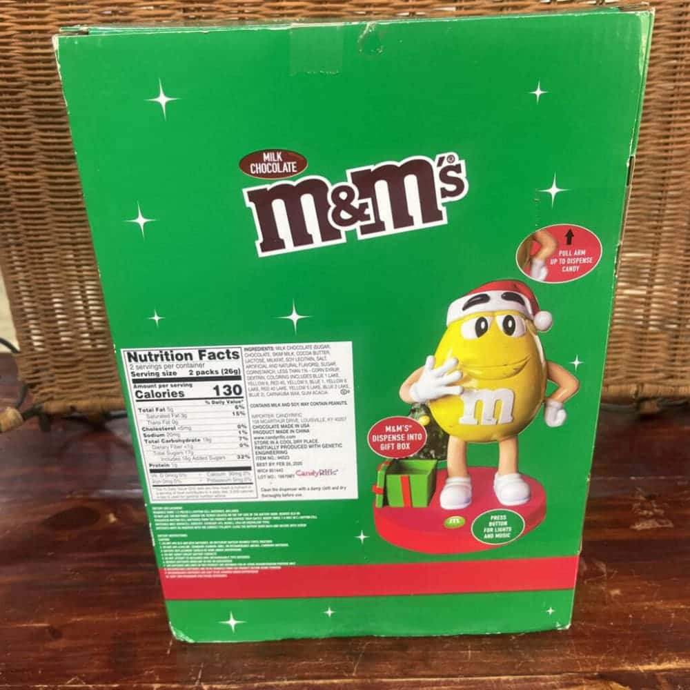 BOXED MUSICAL LIGHTED M & M CANDY DISPENSER-Thriftique Marketplace