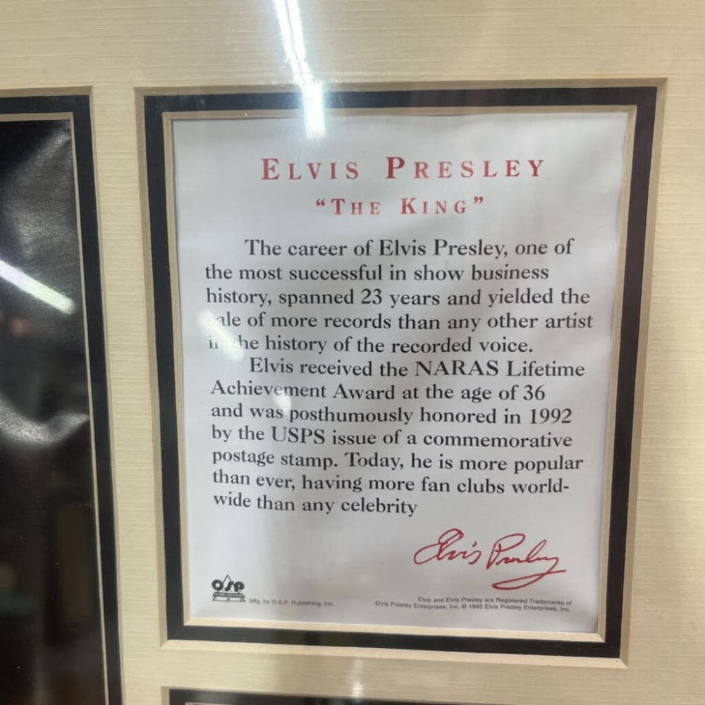 ELVIS CERTIFIED PICTURE