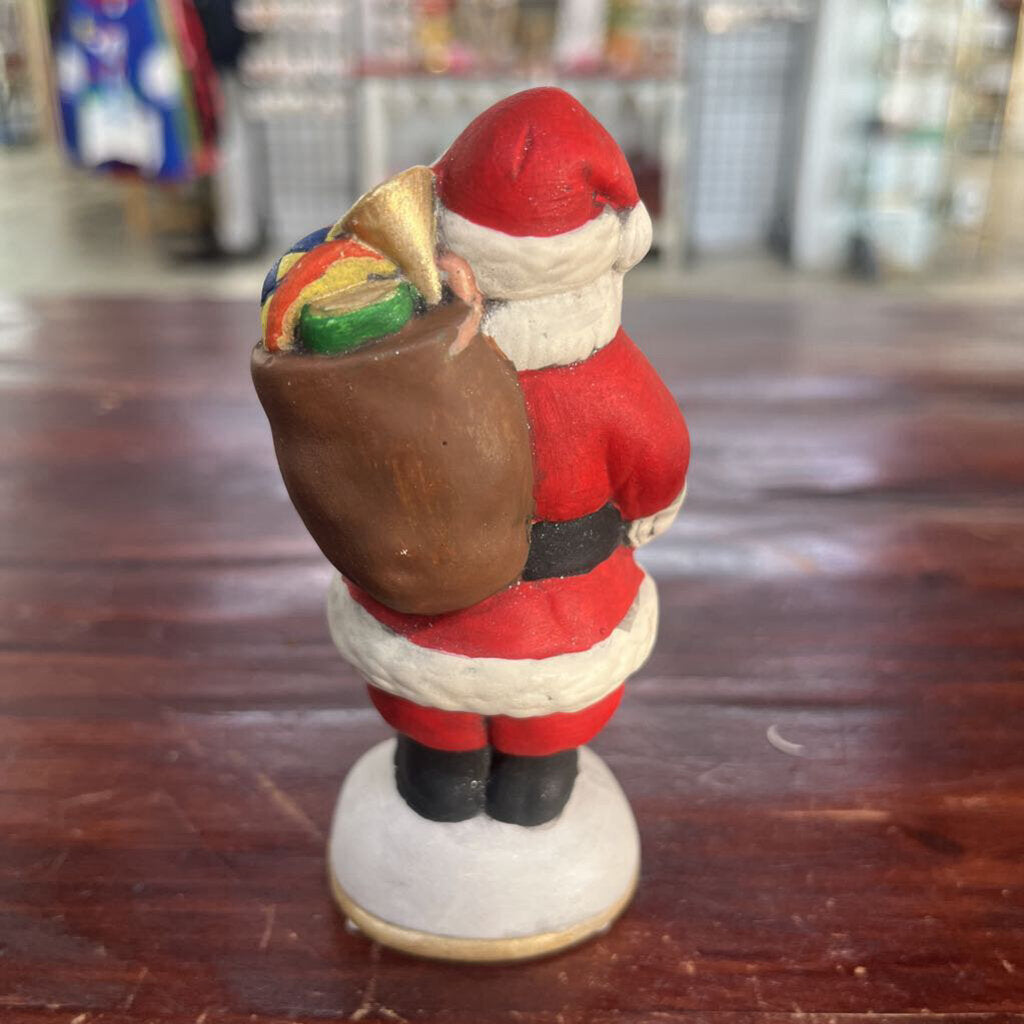 WALNUT RIDGE PRIMITIVE CHALKWARE SANTA 1925