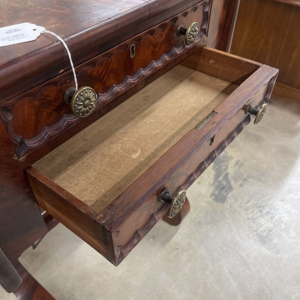 Antique Drop Sides English Work Table