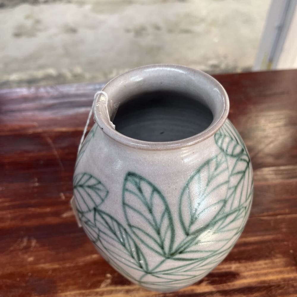 SIGNED POTTERY VASE