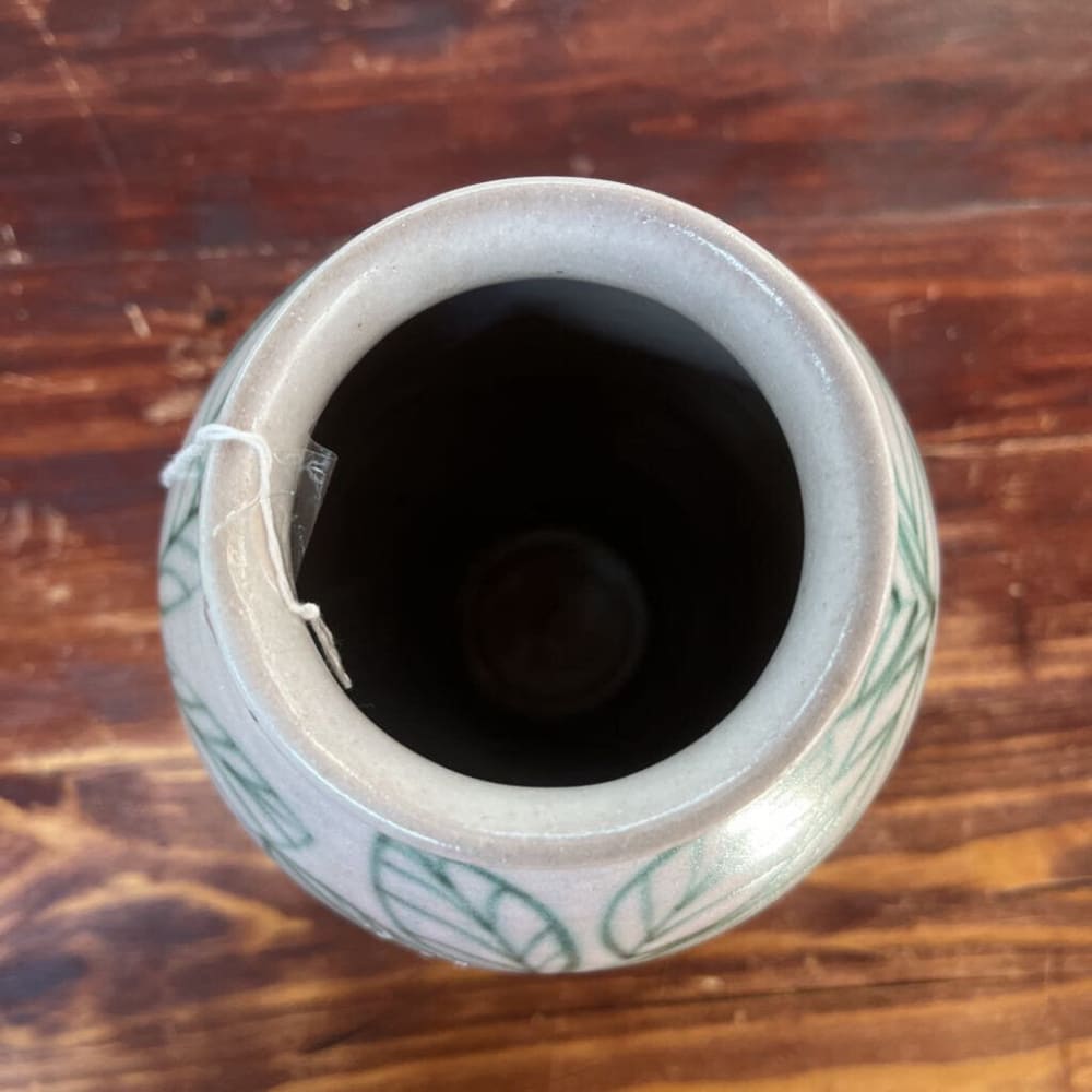 SIGNED POTTERY VASE