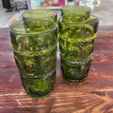 MCM (4) Kings Crown Indiana Glasses Olive