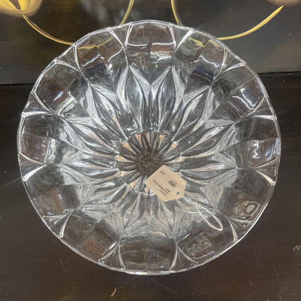 FLUTED BUBBLE CRYSTAL BOWL