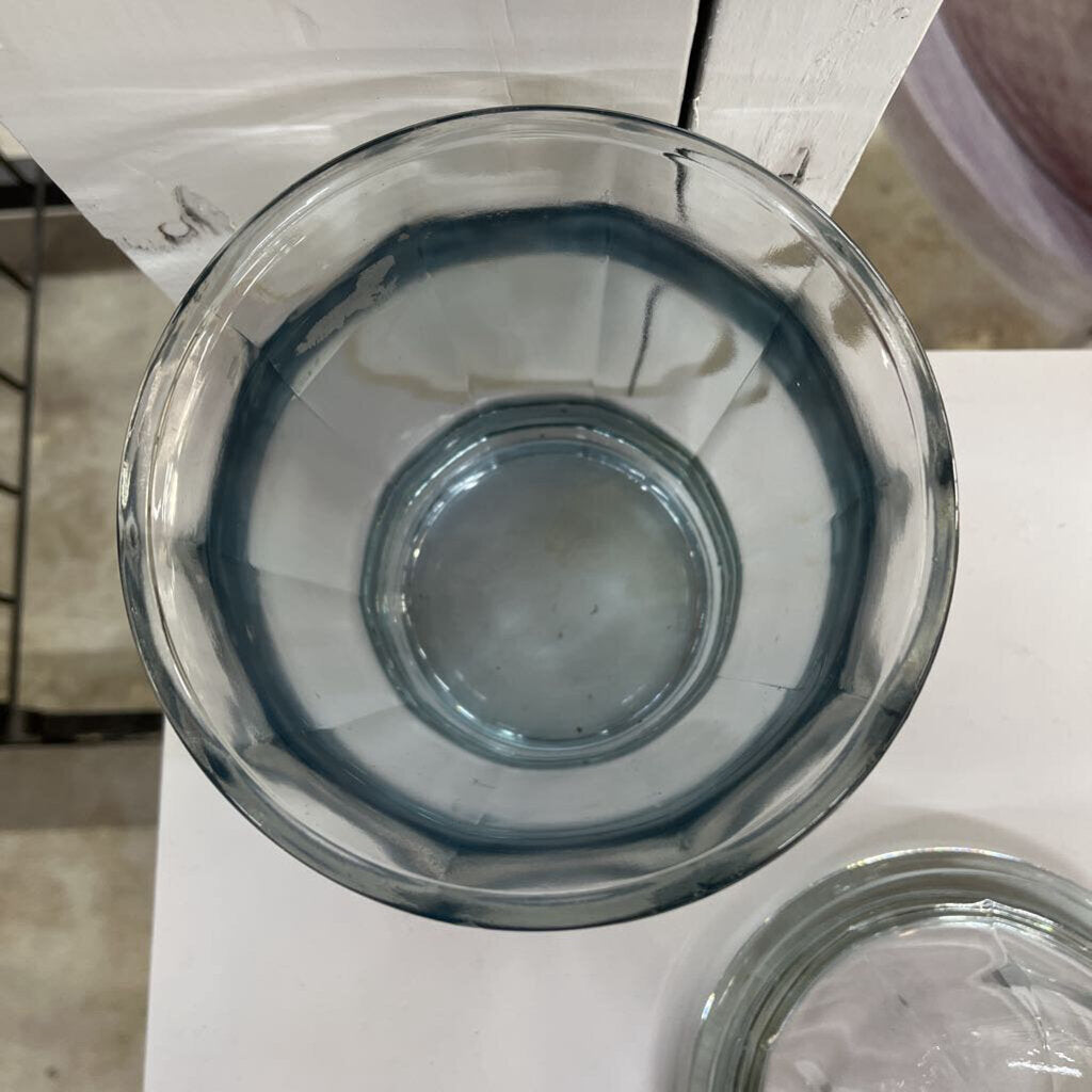 VINTAGE INDIANA GLASS JAR WITH LID