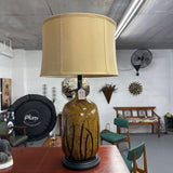 BEAUTIFUL CRESTVIEW LAMP WITH BONED SHADE