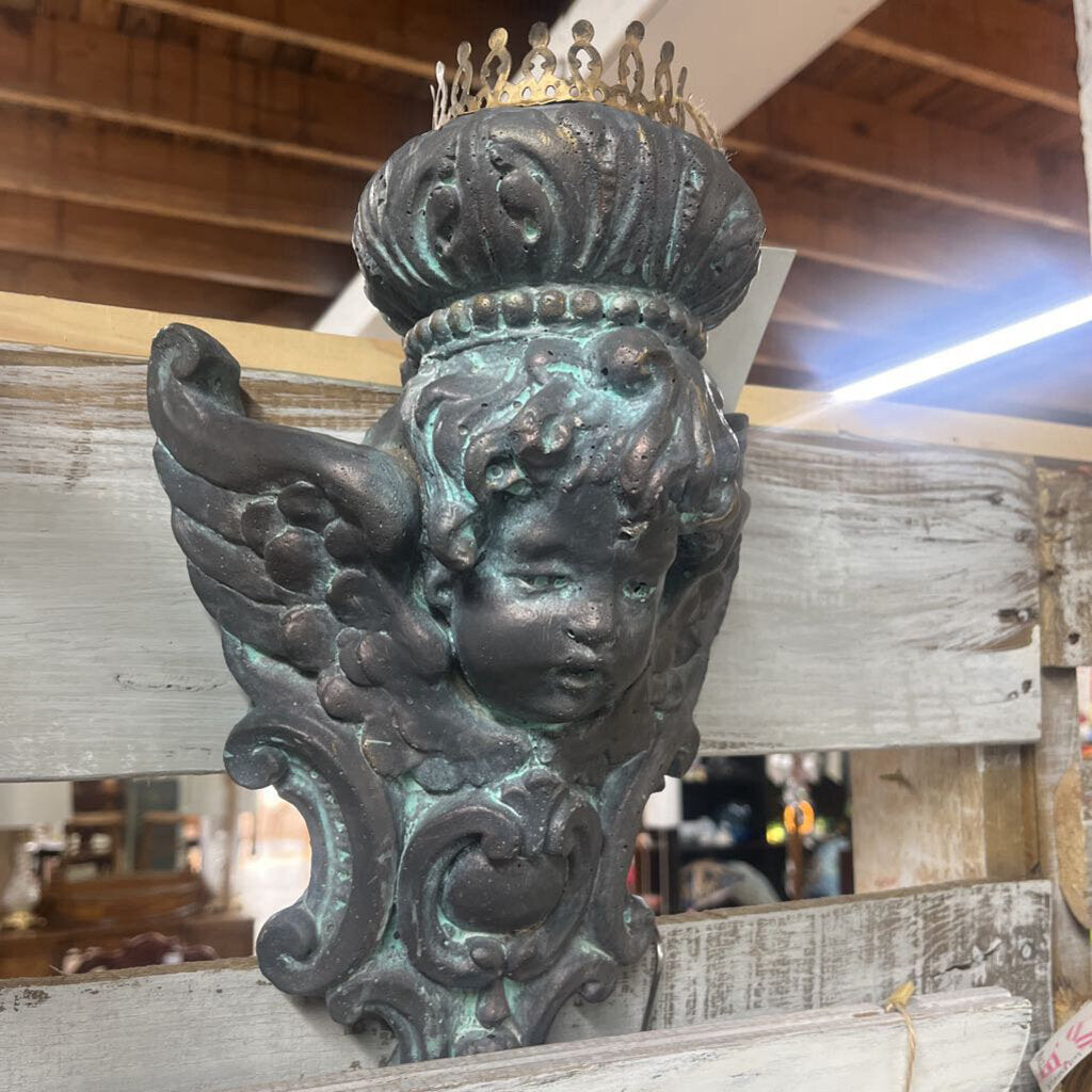 VINTAGE GARDEN ANGEL, WALL HANGER