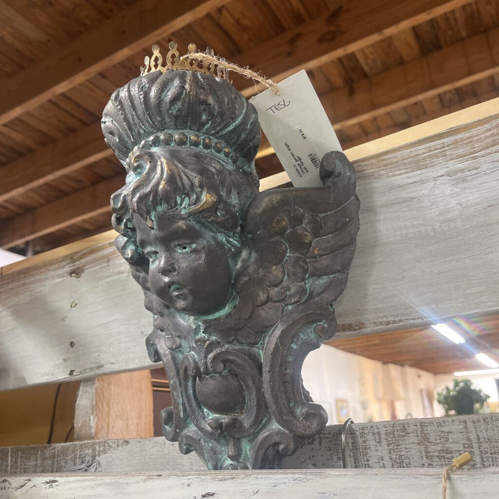 VINTAGE GARDEN ANGEL, WALL HANGER