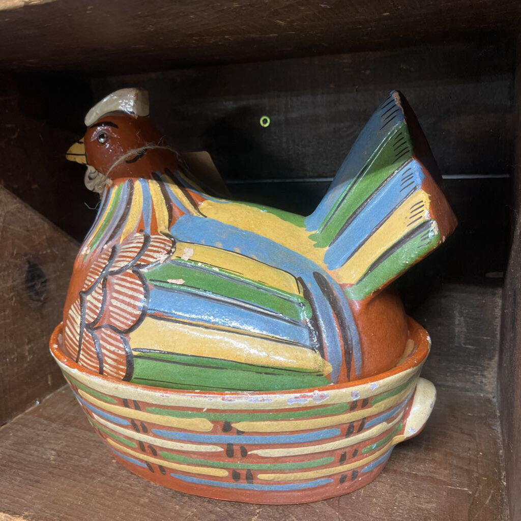 VINTAGE TIAGUEPAQUE MEXICAN FOLK ART POTTERY