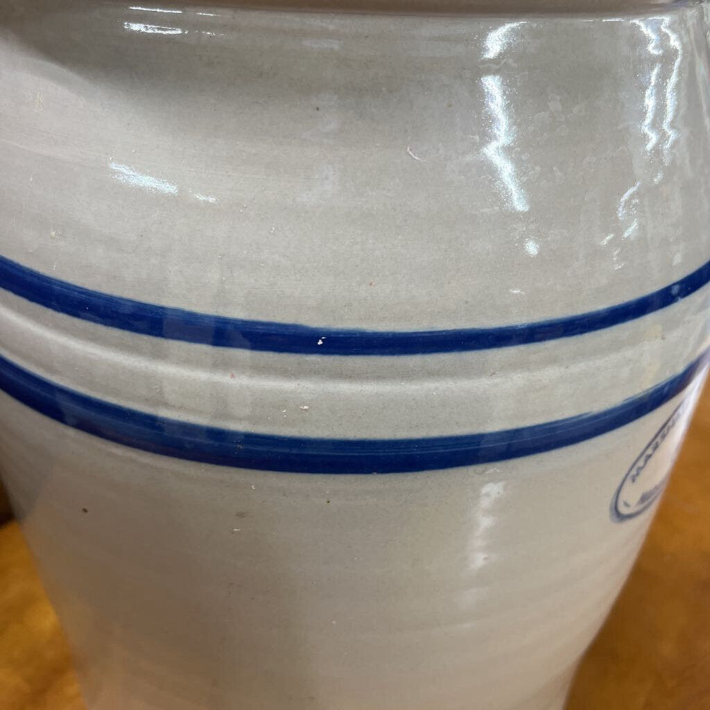 BUTTER CHURN, VTG MARSHALL POTTERY, 3 GAL