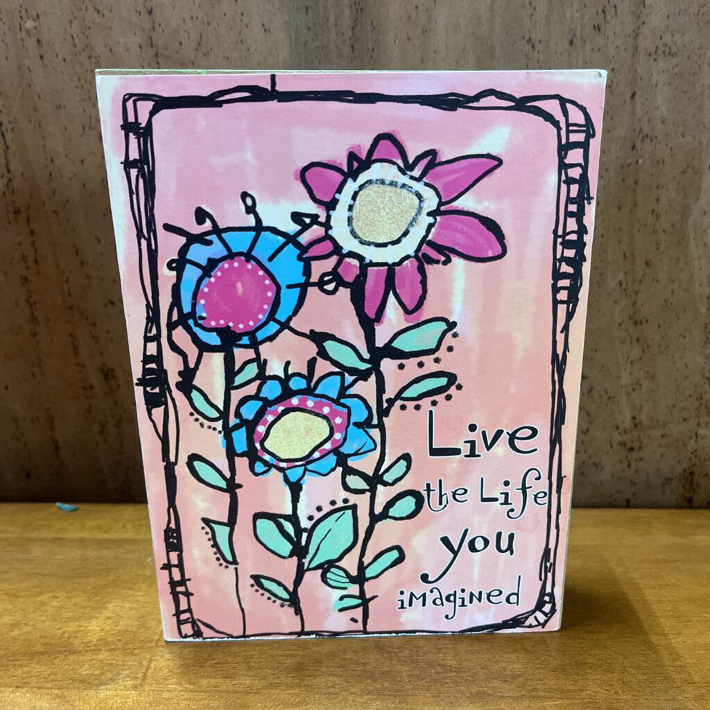 Wooden plaque