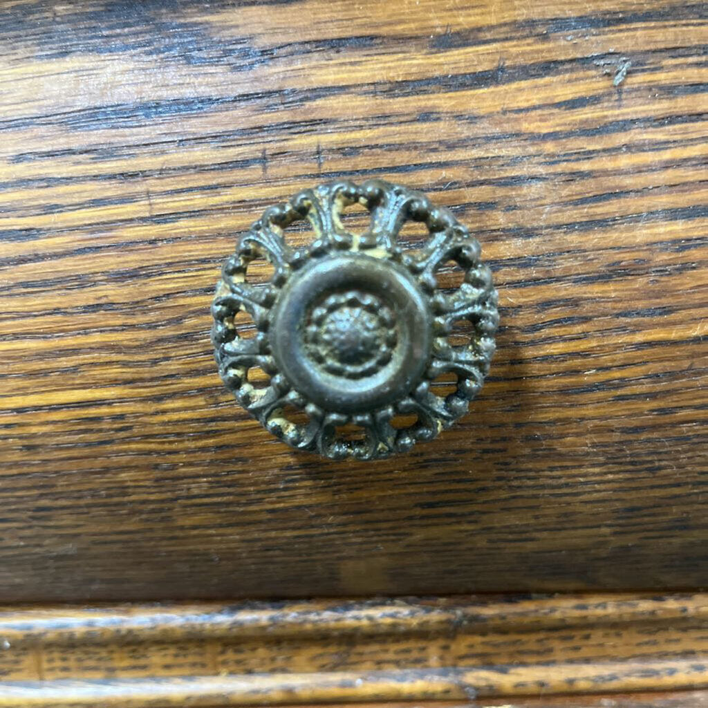 ANTIQUE TIGER OAK BUFFET
