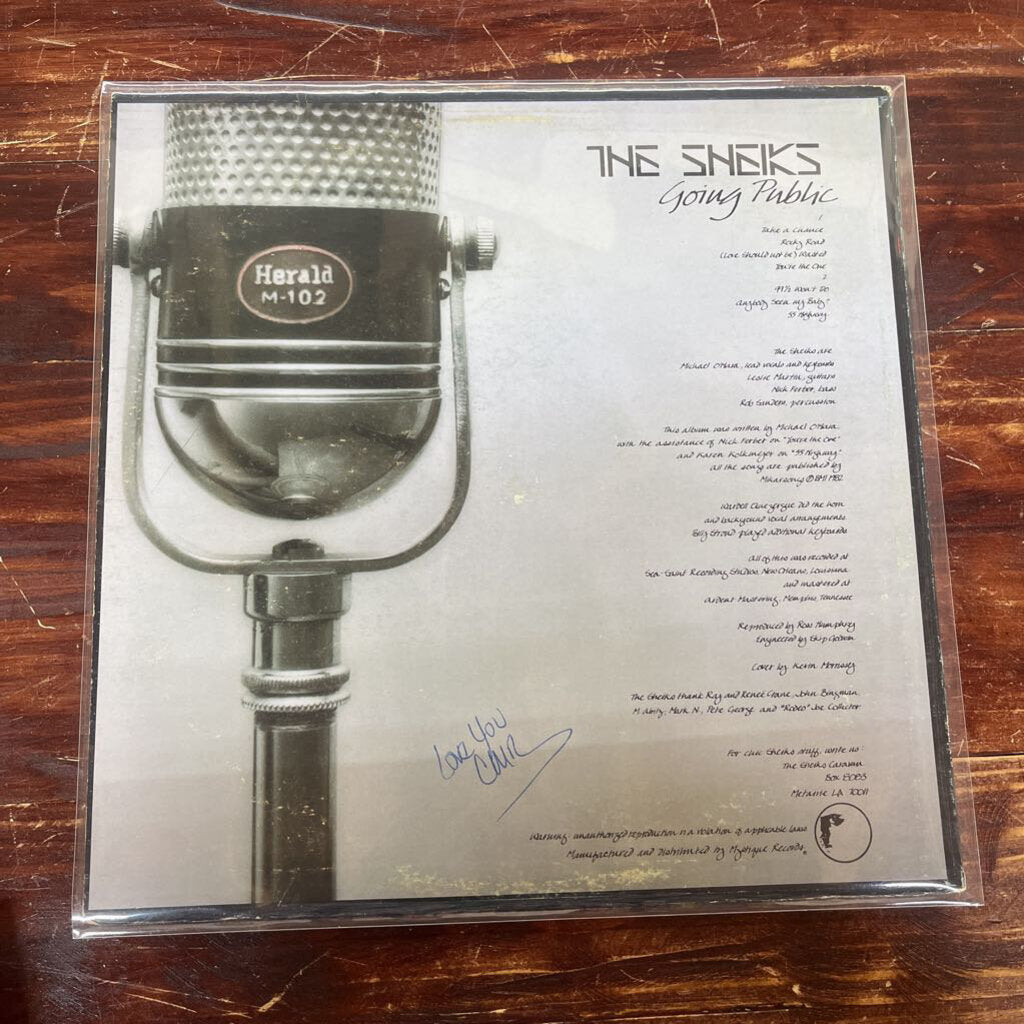 THE SHEIKS - GOING PUBLIC