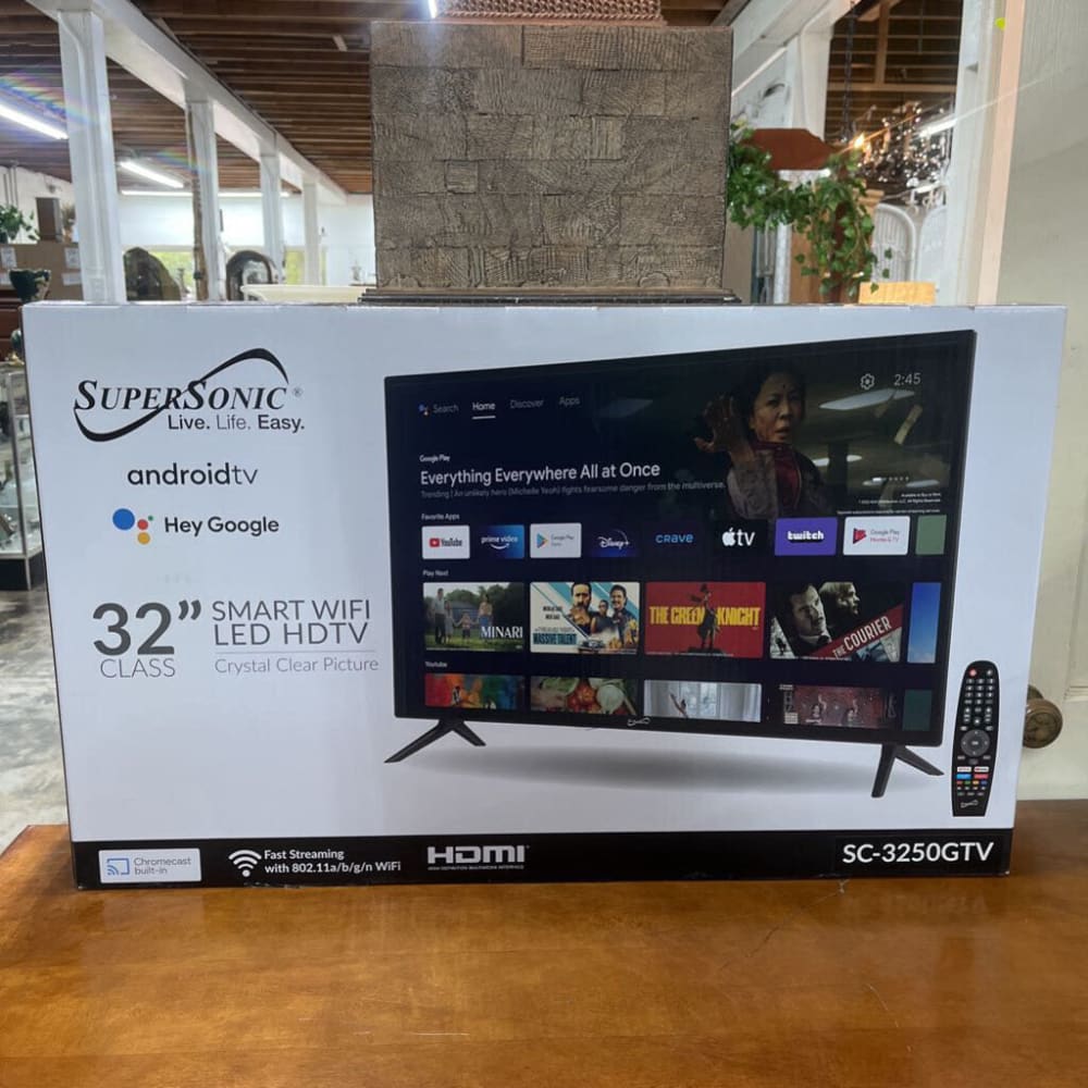NEW IN BOX 32" SMART TV W/ REMOTE