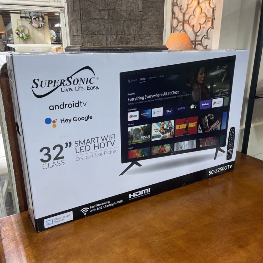 NEW IN BOX 32" SMART TV W/ REMOTE
