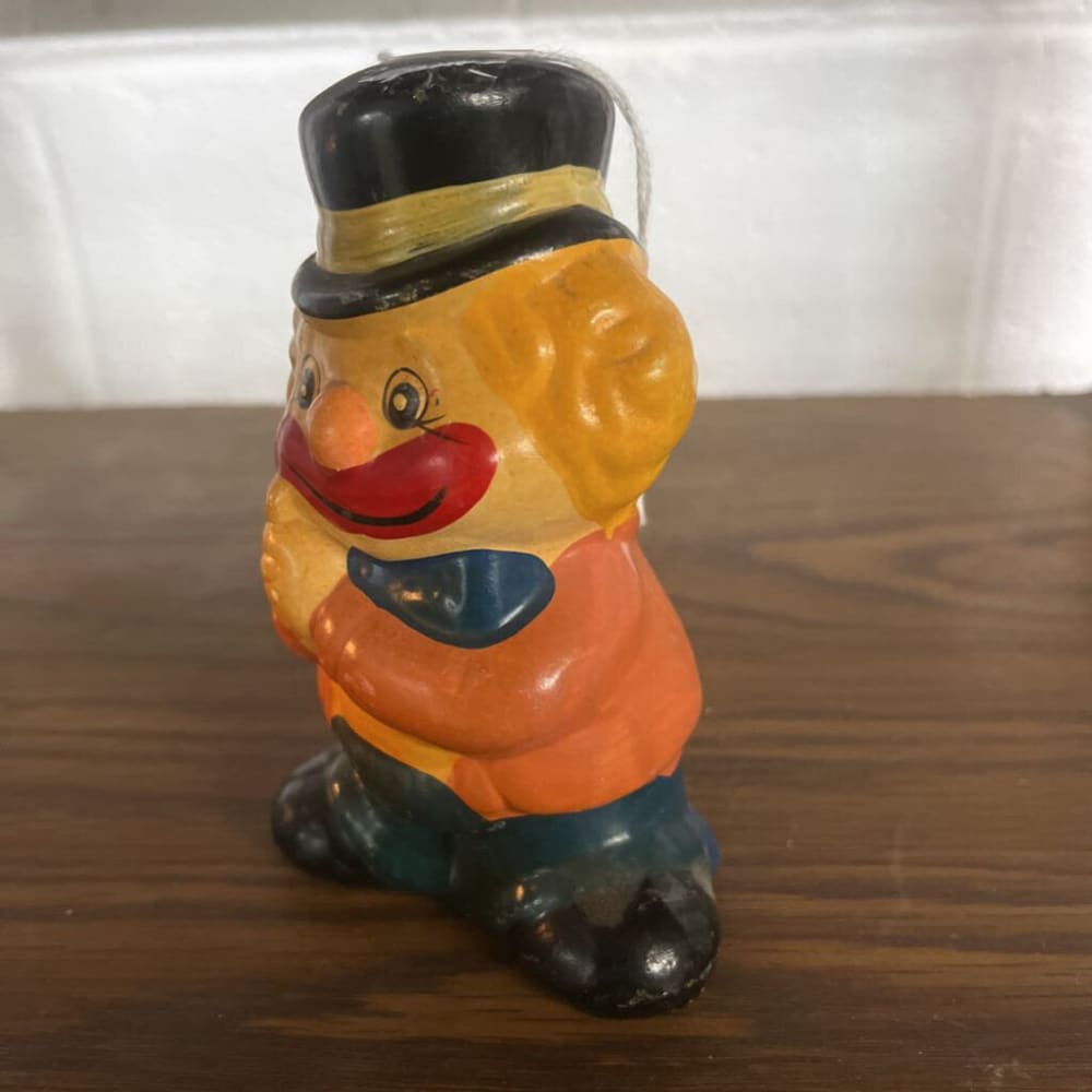 VINTAGE CERAMIC CLOWN BANK MADE IN TAIWAN
