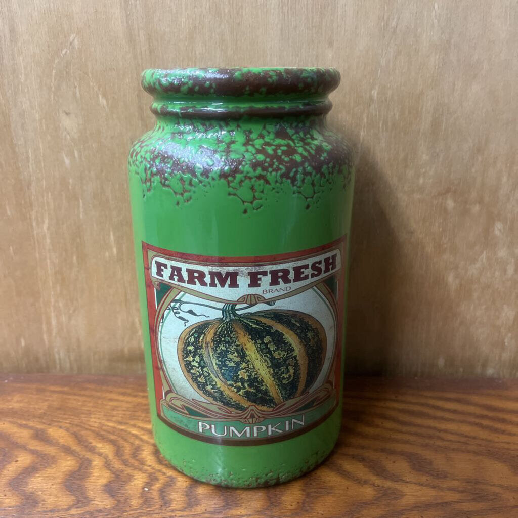 FARM FRESH PUMPKIN JAR
