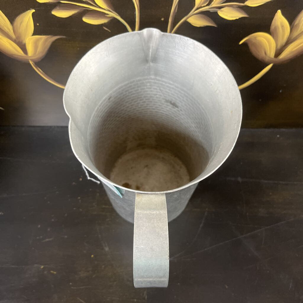 TIN PITCHER