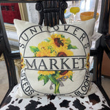 SUNFLOWER MARKET PILLOW