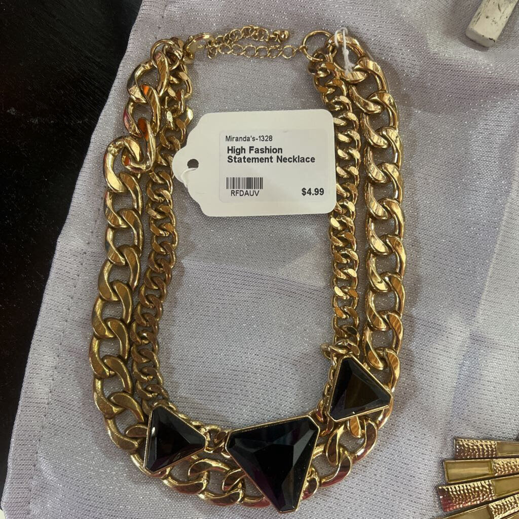 HIGH FASHION STATEMENT NECKLACE