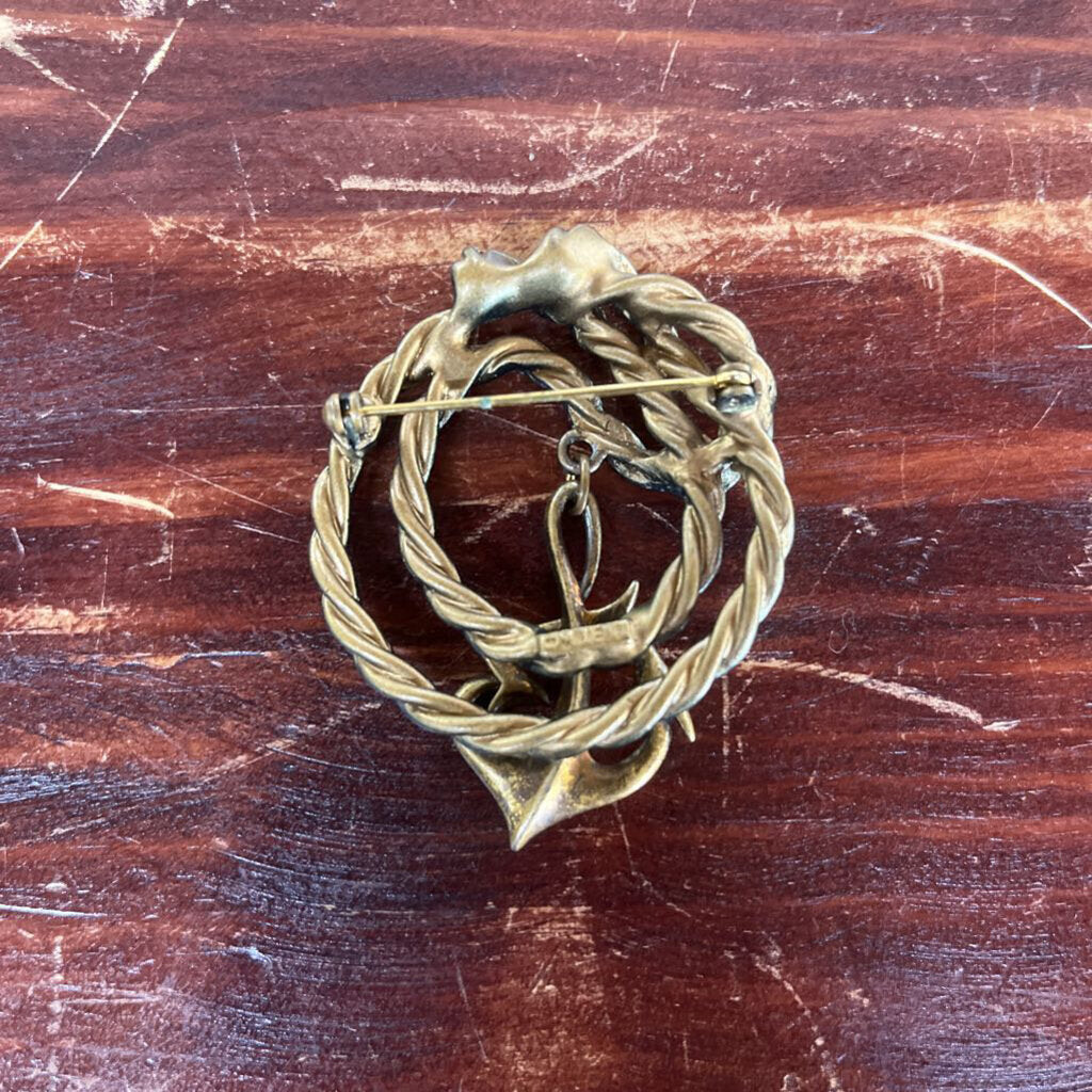 MJent Anchor Brooch