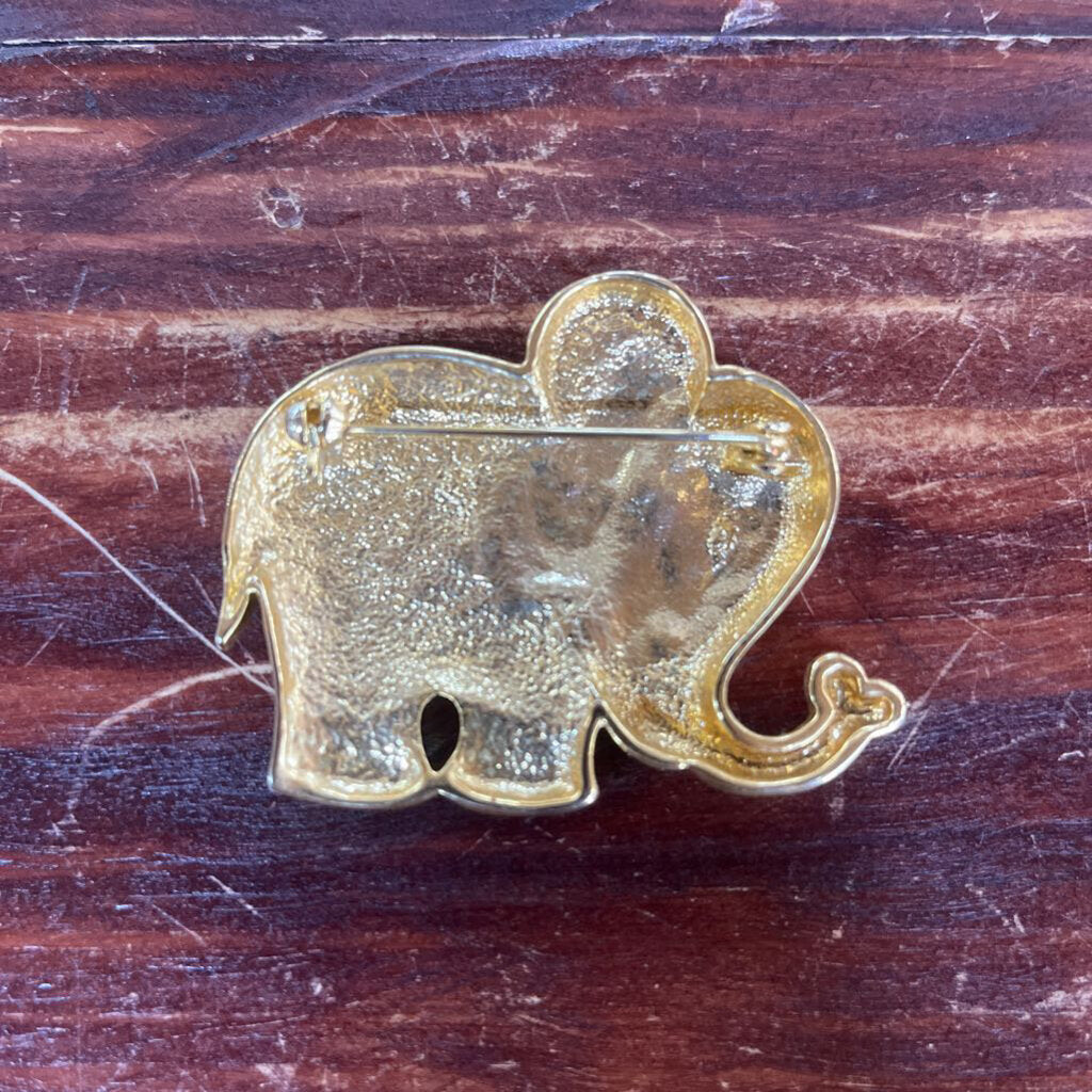 LG ELEPHANT BROOCH