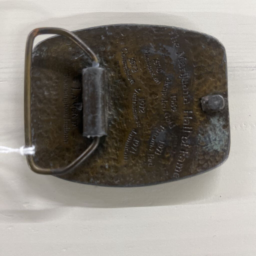 1970S HALL OF FAME MARIJUANA BELT BUCKLE