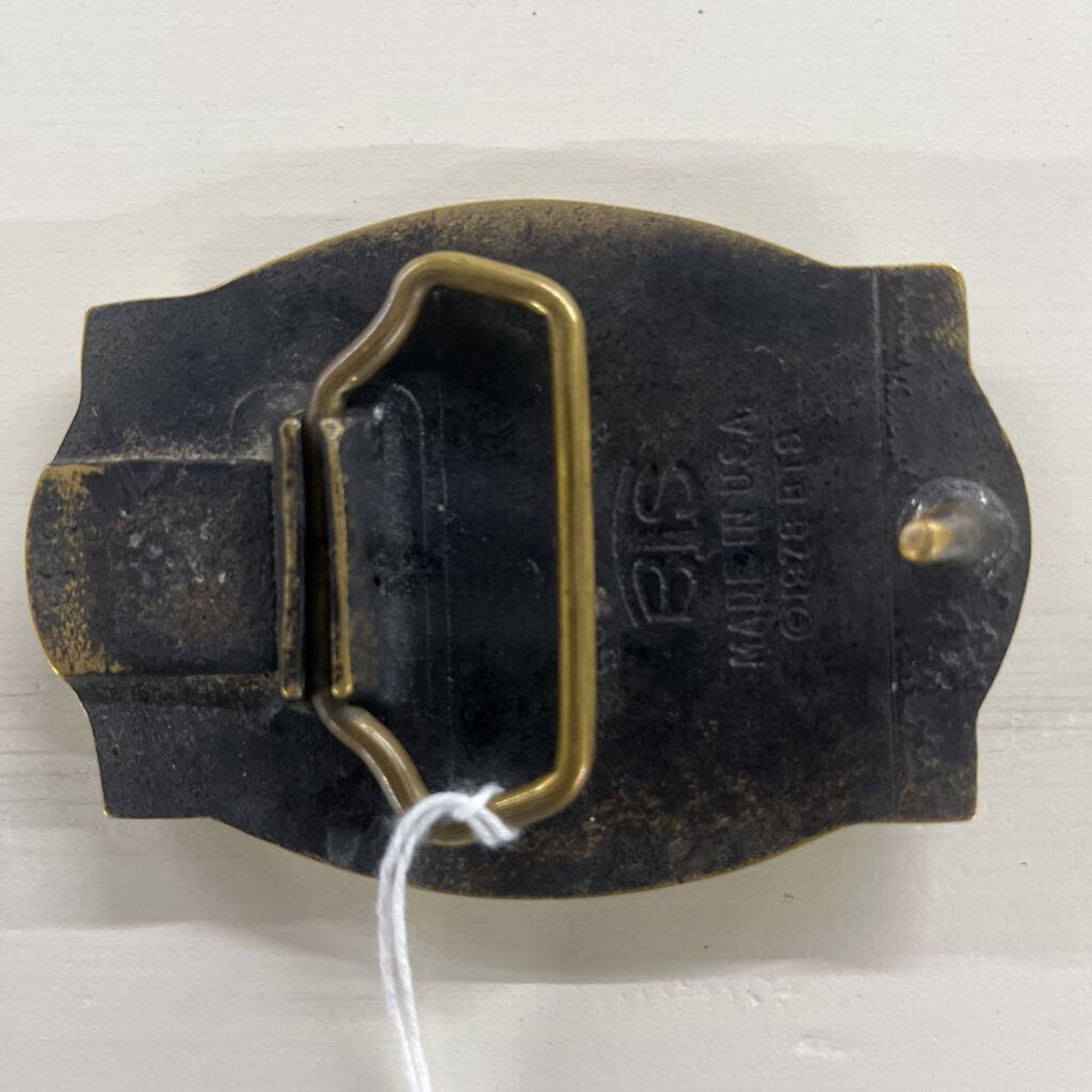 78 BRASS BELT BUCKLE