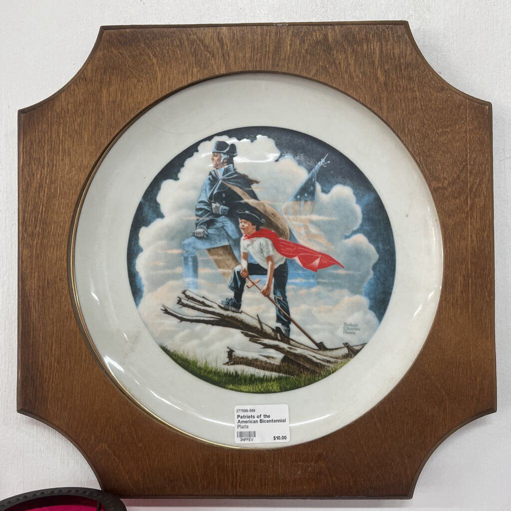 PATRIOTS OF THE AMERICAN BICENTENNIAL PLATE