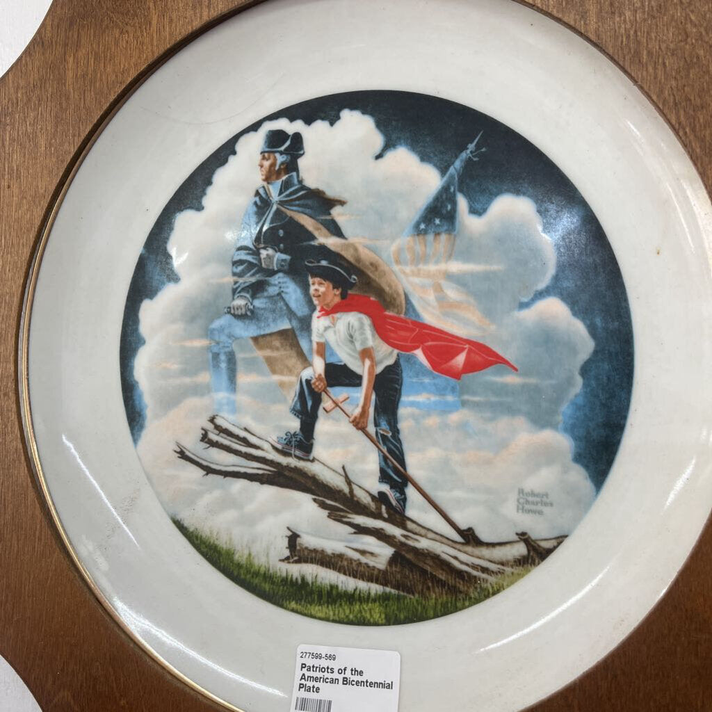 PATRIOTS OF THE AMERICAN BICENTENNIAL PLATE