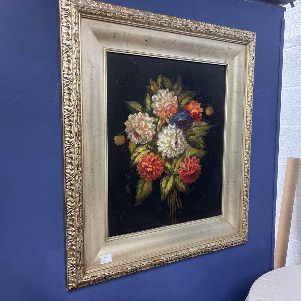 Oversized Floral Painting