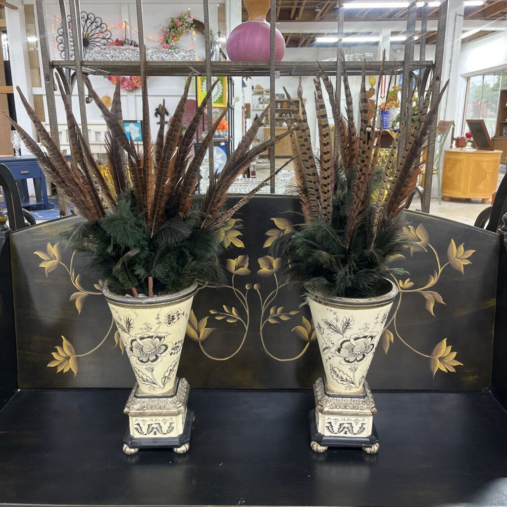 PAIR FEATHER CASES