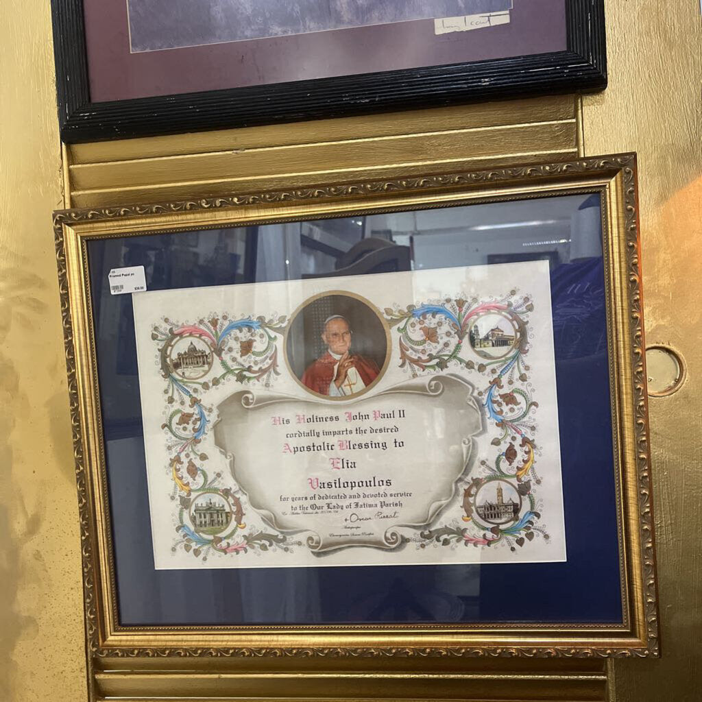 Framed Papal pc