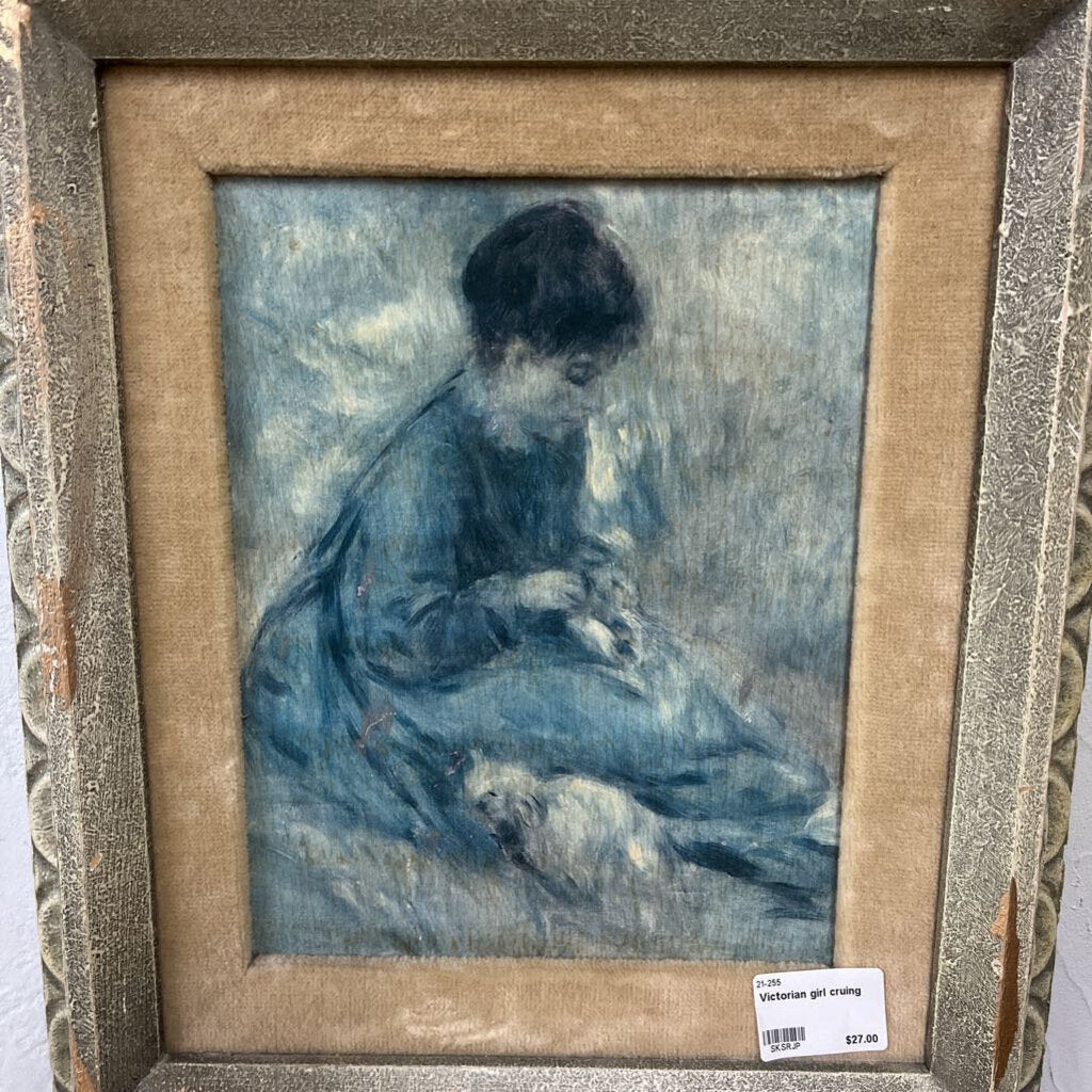 VICTORIAN GIRL CRUING