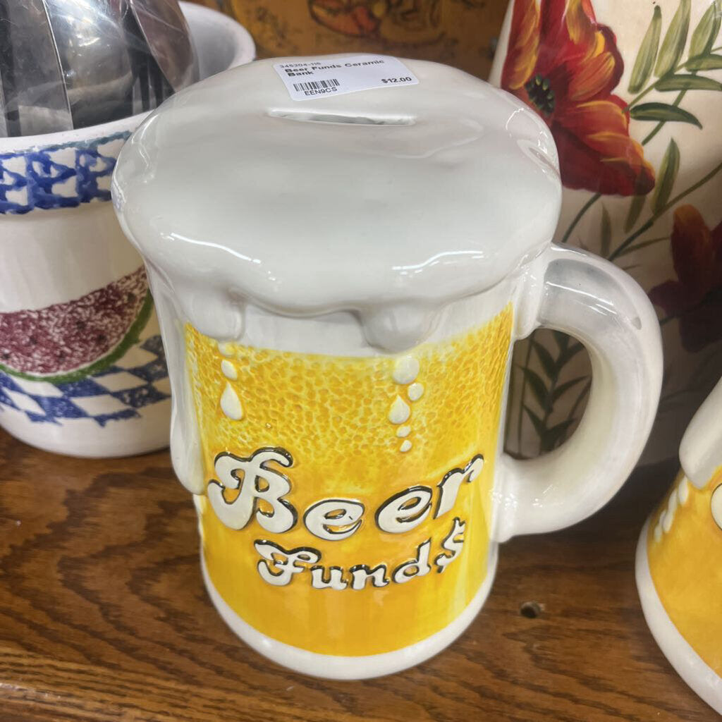 BEER FUNDS CERAMIC BANK