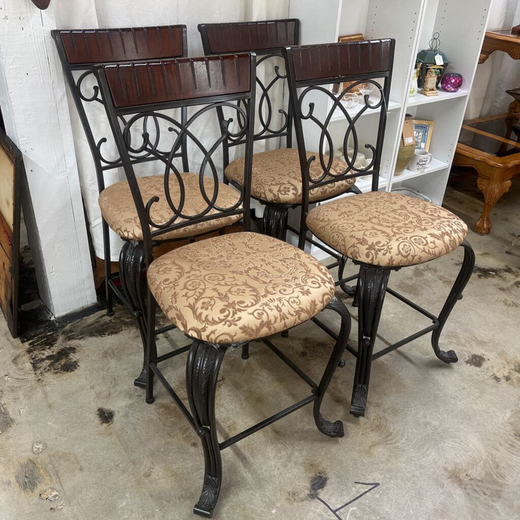 FOUR BARSTOOLS