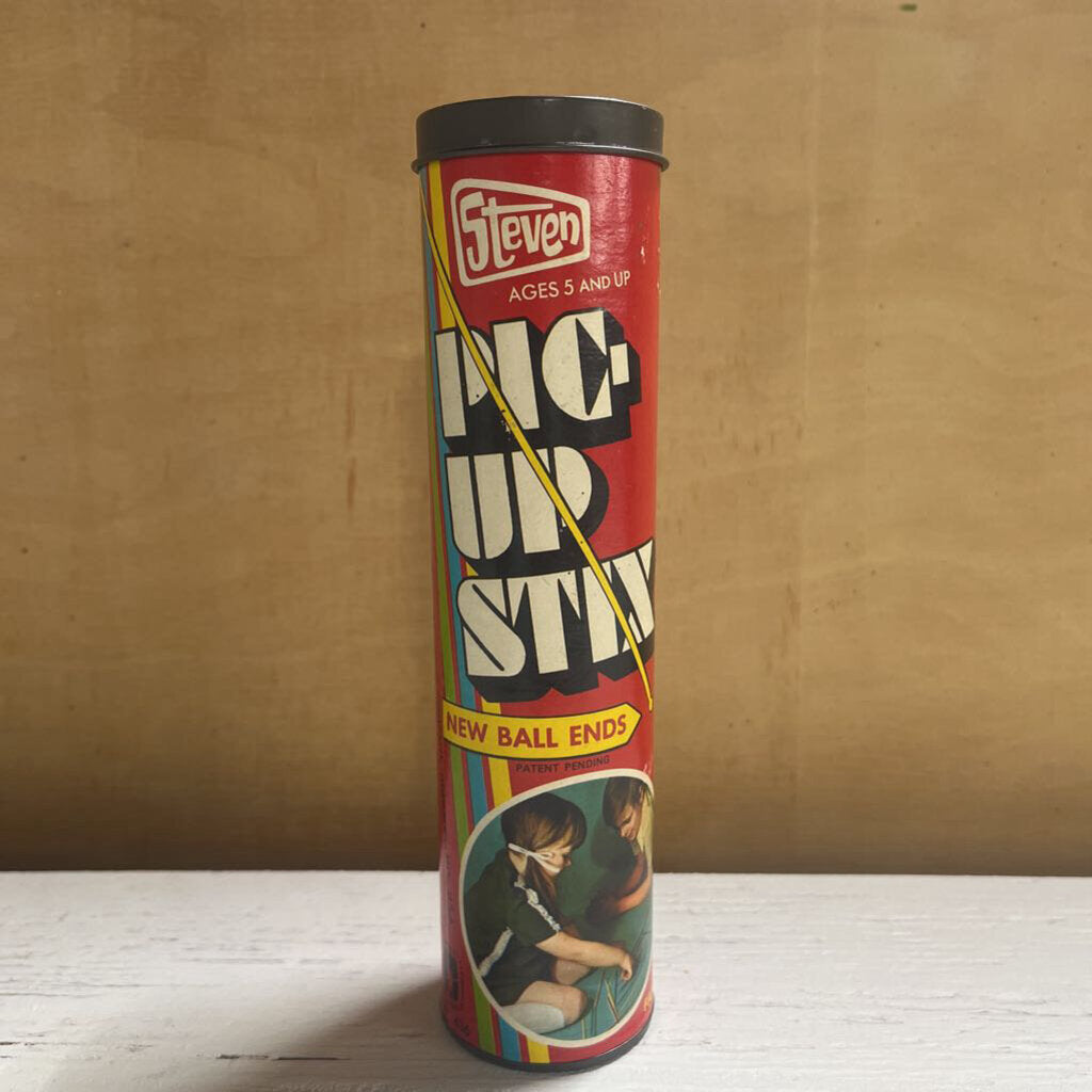 VINTAGE PICK-UP STICKS CANISTER
