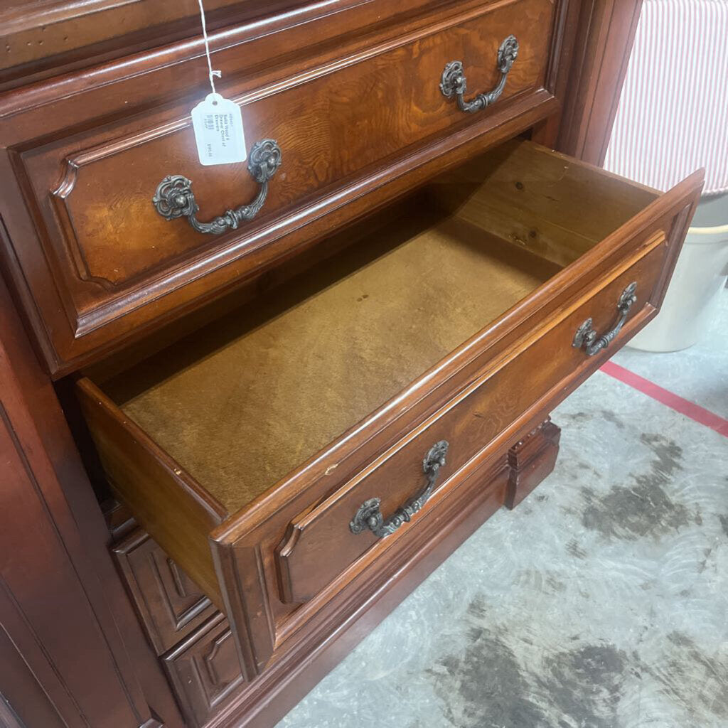 SOLID WOOD 6 DRAWER CHEST OF DRAWERS