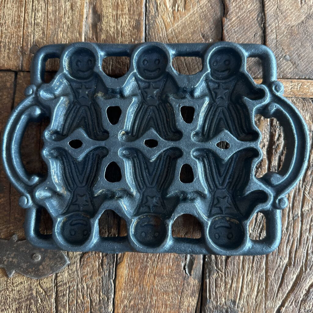 Cast Iron Gingerbread Mold