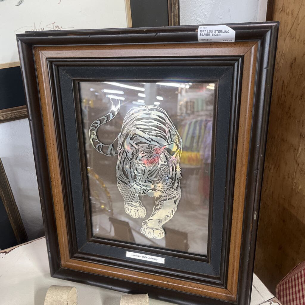 1977 LSU STERLING SILVER TIGER