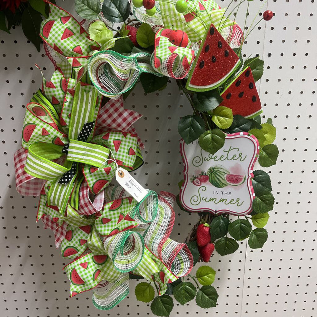 WATERMELON SUMMER WREATH