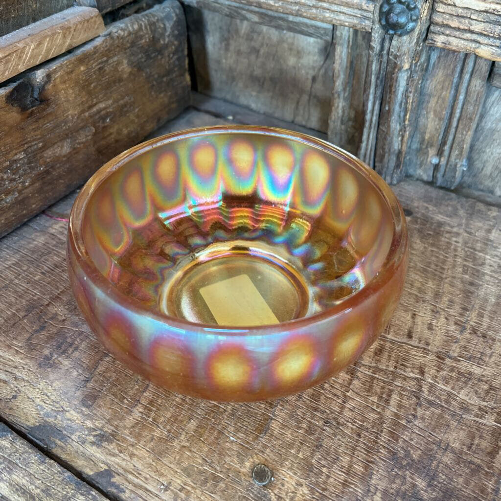 PEACH LUSTRE BOWL
