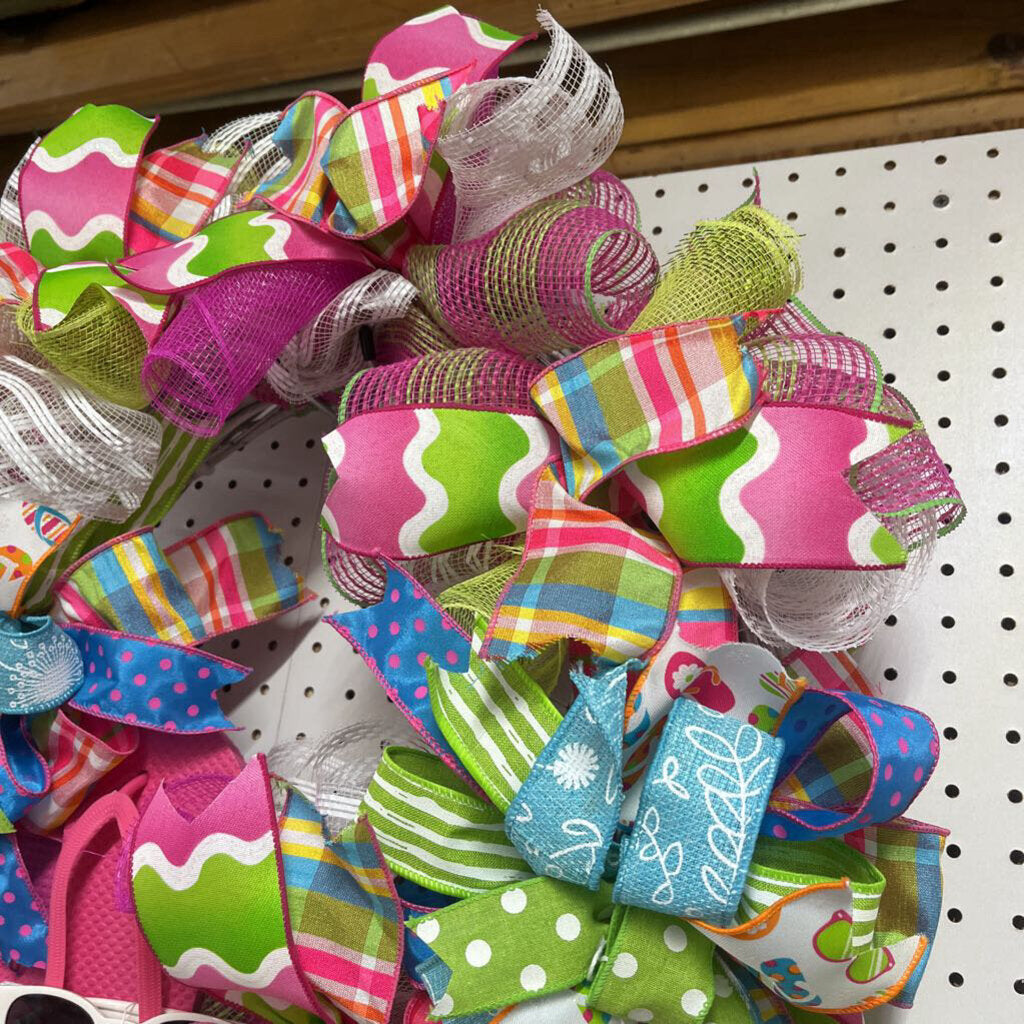 SUMMER FLIP FLOP WREATH