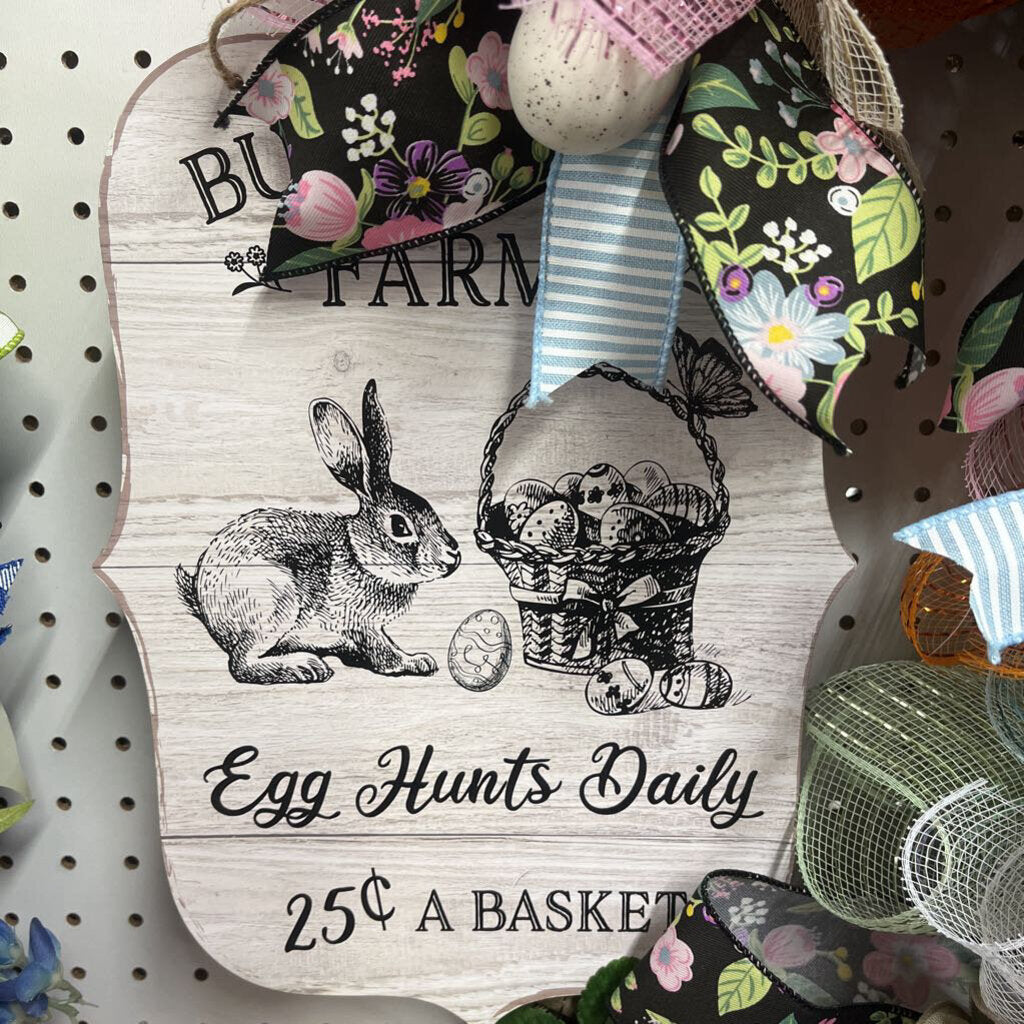 BUNNY FARM WREATH