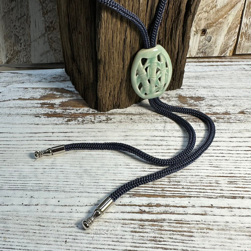 Celadon Bambo Western Bolo Tie