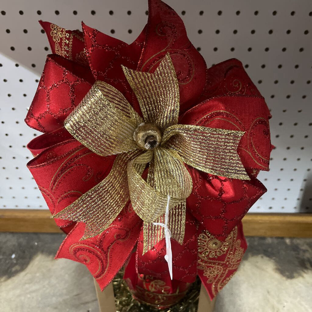 RED GOLD ORNAMENT LANTERN
