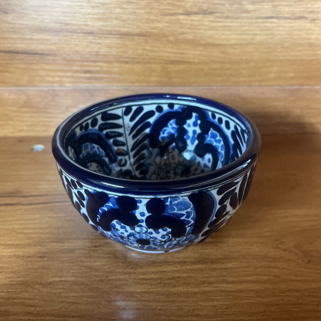 Talavera Pottery Bowl - Blue