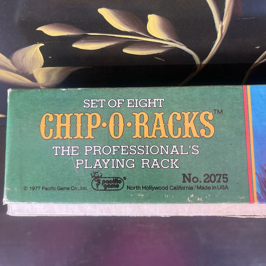 Vintage 1977 CHIP-O-Racks (set of 8 in box)