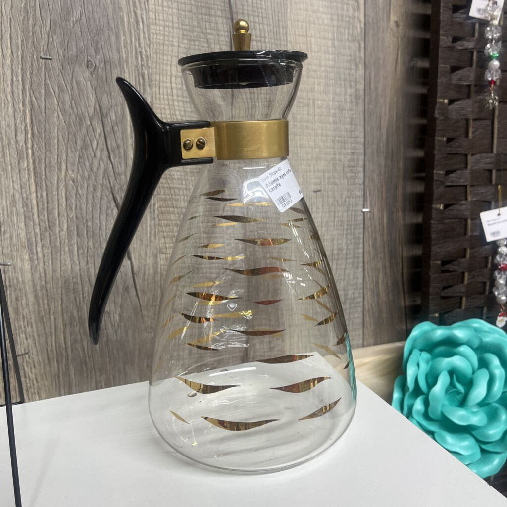 Atomic eyes coffee carafe