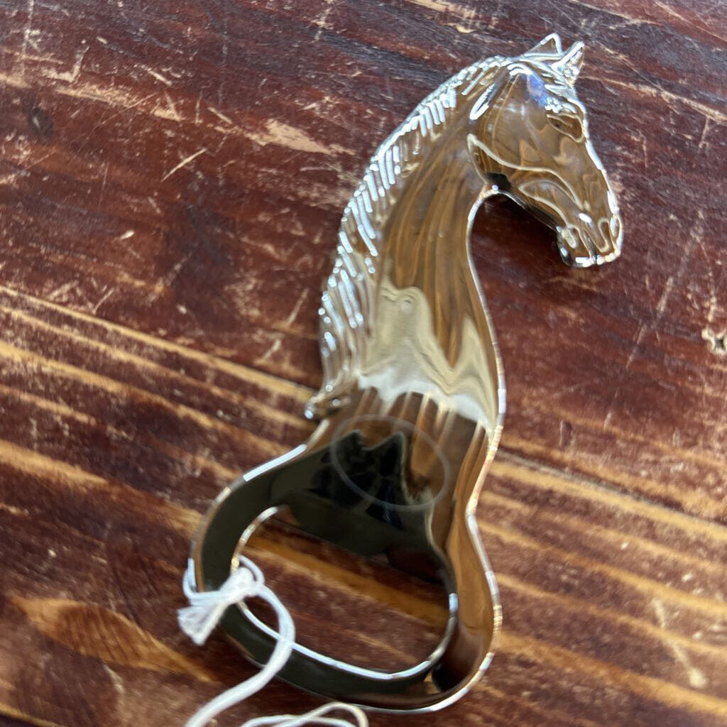 Sheridan Chrome Horse Bottle Opener